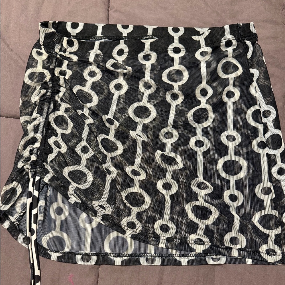 2pc set Skirt and sarong cover up